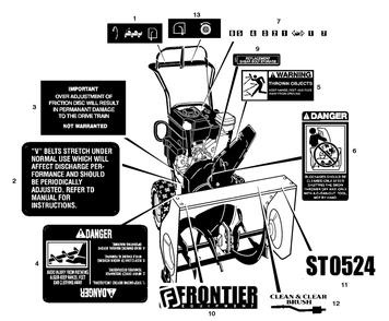 Part Location Diagram of 48X5287MA Murray Logo-Frontier